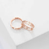 Custom engraved ring in silver, gold, rose gold by TrulyMine